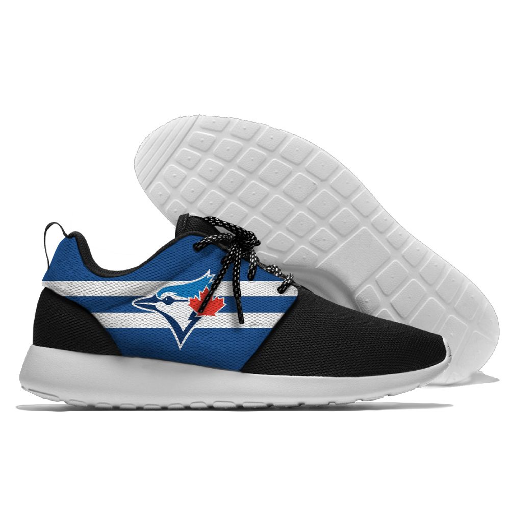 Women's Toronto Blue Jays Roshe Style Lightweight Running MLB Shoes 003
